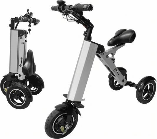 Folding Electric Tricycle – Ultralight Portable Mini Electric Scooter for Adults